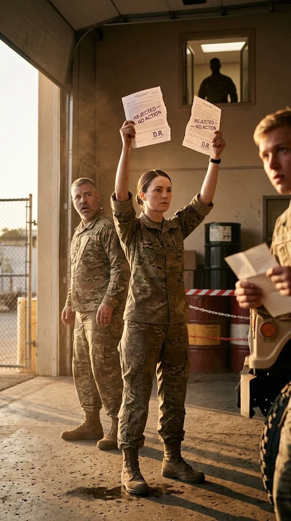 The Staff Sergeant Made My Soldier Empty His Pockets — So I Held Up What He Shredded