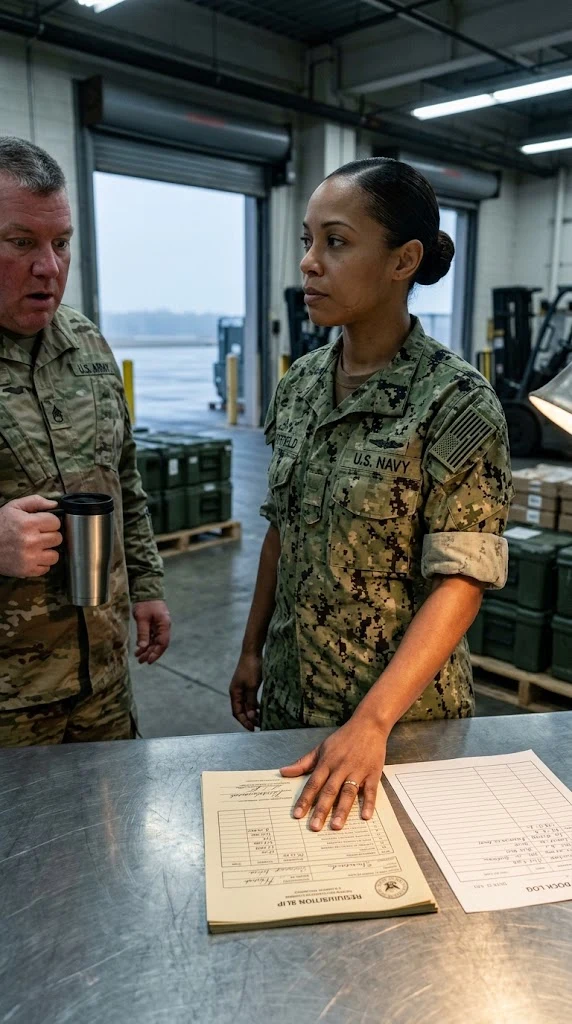 The Supply Sergeant Called Me the Laundry Girl on the Dock — Then I Put His Own Signed Requisition on the Table