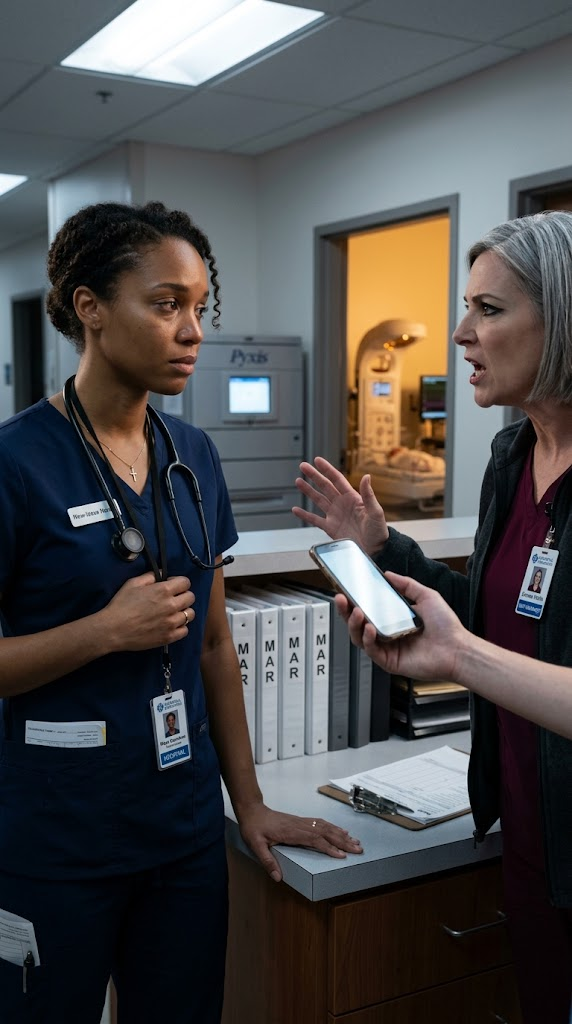 Charge Nurse Slammed a Clipboard and Accused Me of Hurting a Baby — Then the Tech Raised Her Phone