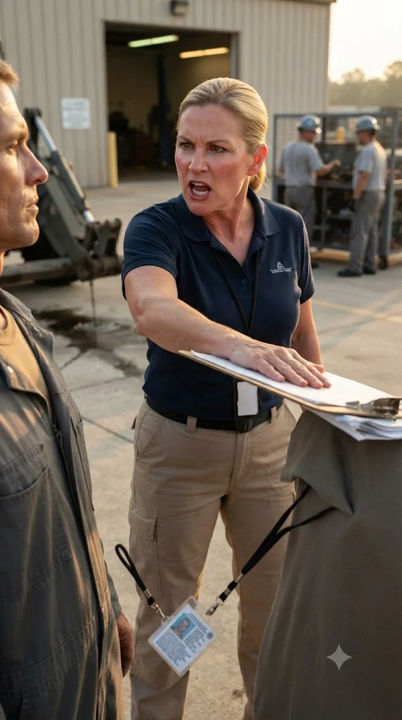 She Shoved the Clipboard Into a Quiet Soldier's Chest — Then Read the Rank on His ID