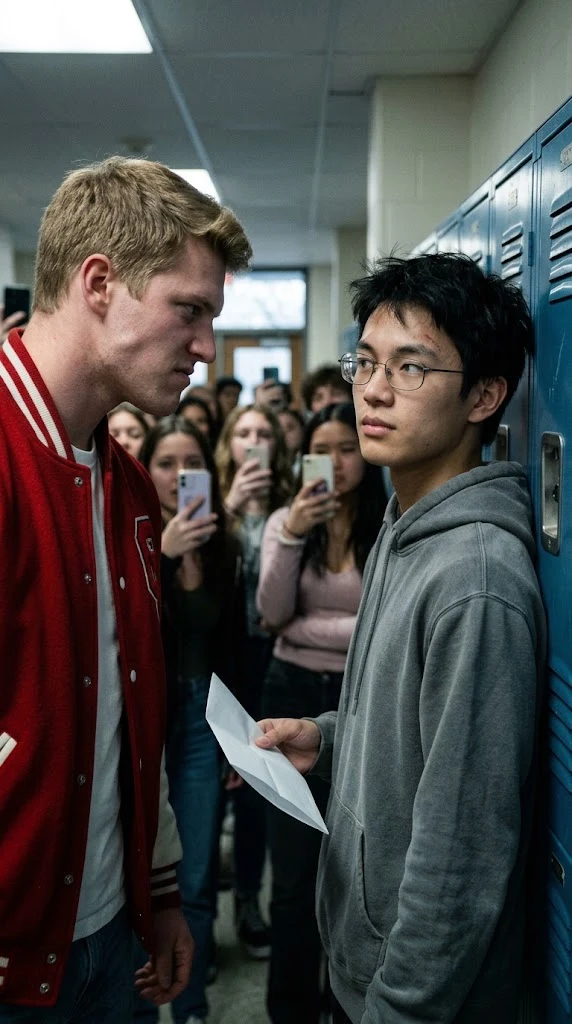 He Shoved Me Into the Lockers Calling Me a Liar — Then I Held Up the Log That Said 12:04