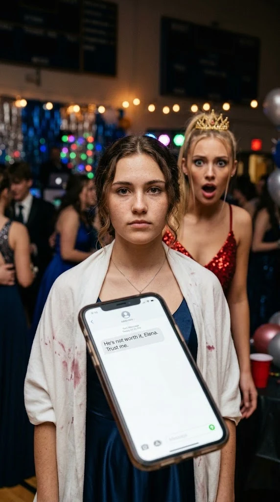 She Poured Punch on the Quiet Girl at the Dance—Then the Phone Screen Turned the Crown Against Her