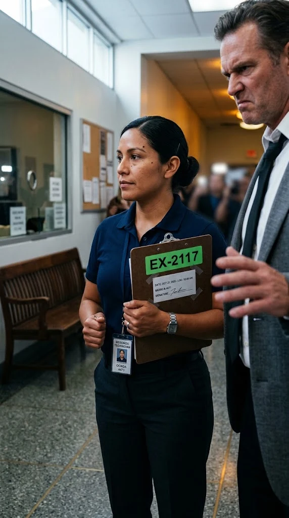 She Held the Clipboard While He Screamed Thief in a Hallway of Phones — Then She Turned It Around