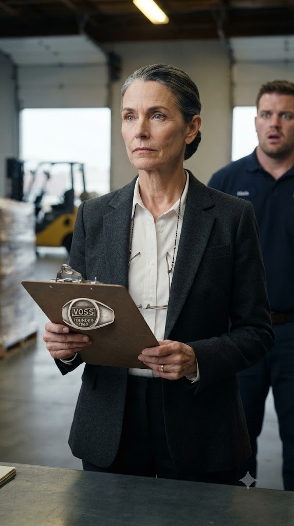 Three Foremen Removed Their Hard Hats at the Loading Dock — Then the Plant Manager Went Grey